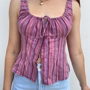 1970’s Bodice Tie Top